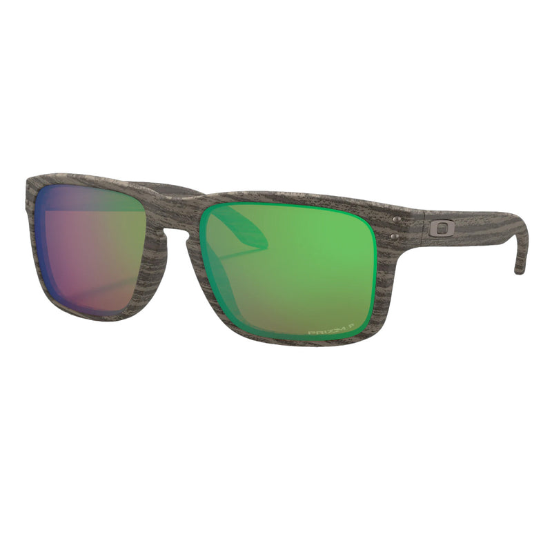 Load image into Gallery viewer, Oakley Holbrook Woodgrain Collection Polarized Sunglasses - Woodgrain/Prizm Shallow Water 1