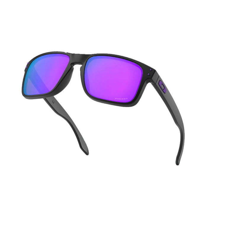 Load image into Gallery viewer, Oakley Holbrook Sunglasses - Matte Black/Prizm Violet 5