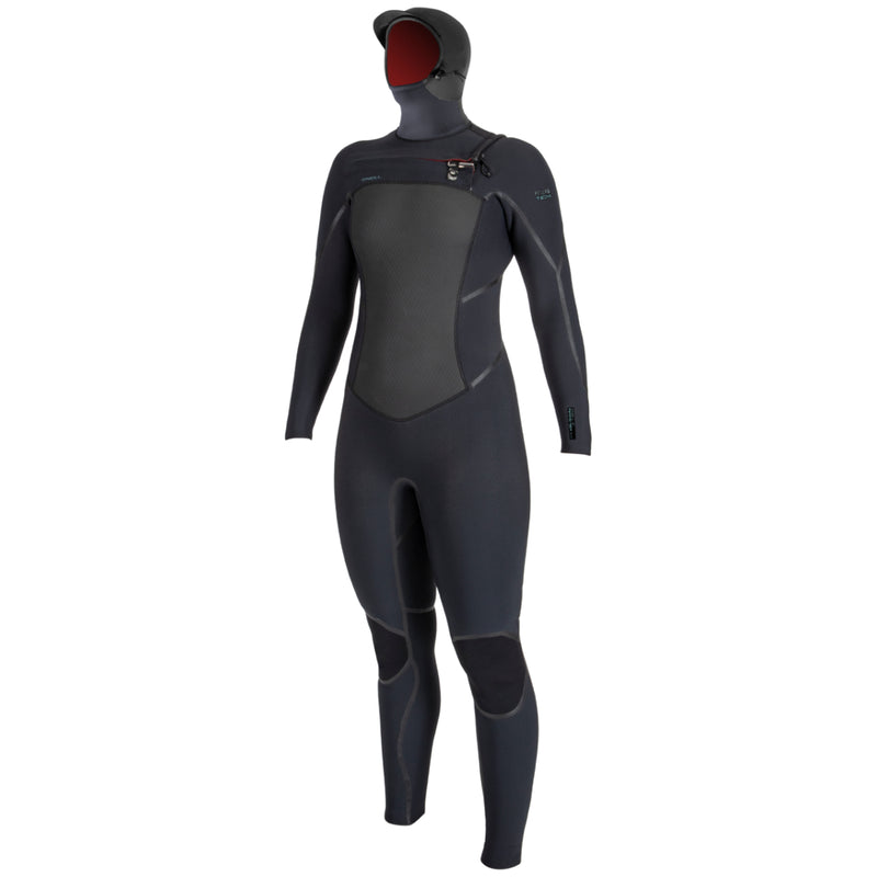 Load image into Gallery viewer, O'Neill Women's Psycho Tech 5.5/4+ Hooded Chest-Zip Wetsuit 1