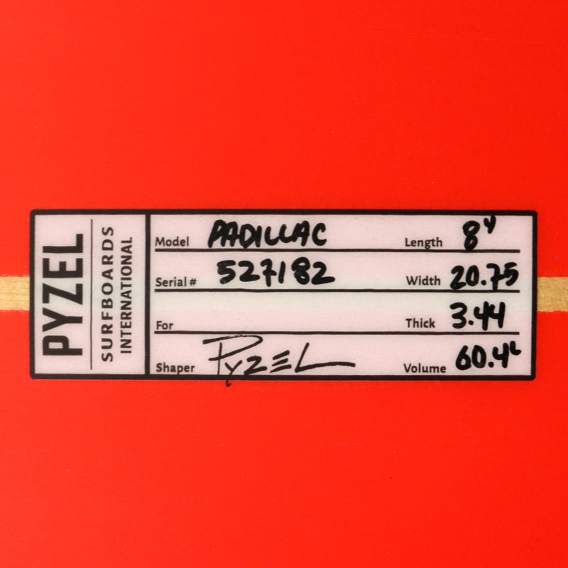 Load image into Gallery viewer, Pyzel Padillac 8'4 × 20 ¾ × 3 7/16 Surfboard 4