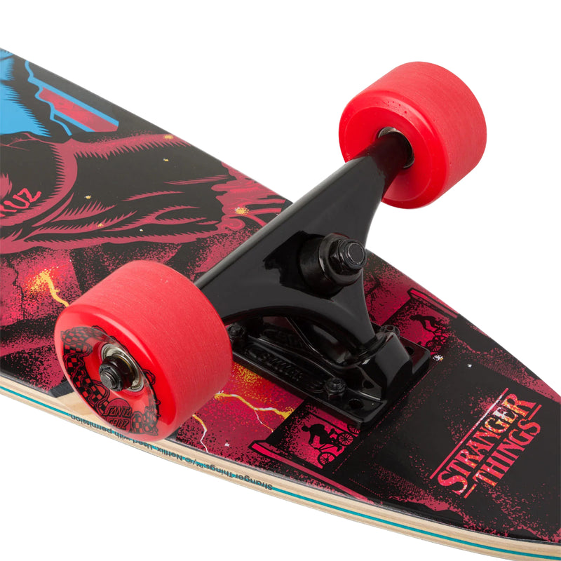 Load image into Gallery viewer, Santa Cruz Stranger Things Screaming Hand Pintail 33" Longboard Complete 4