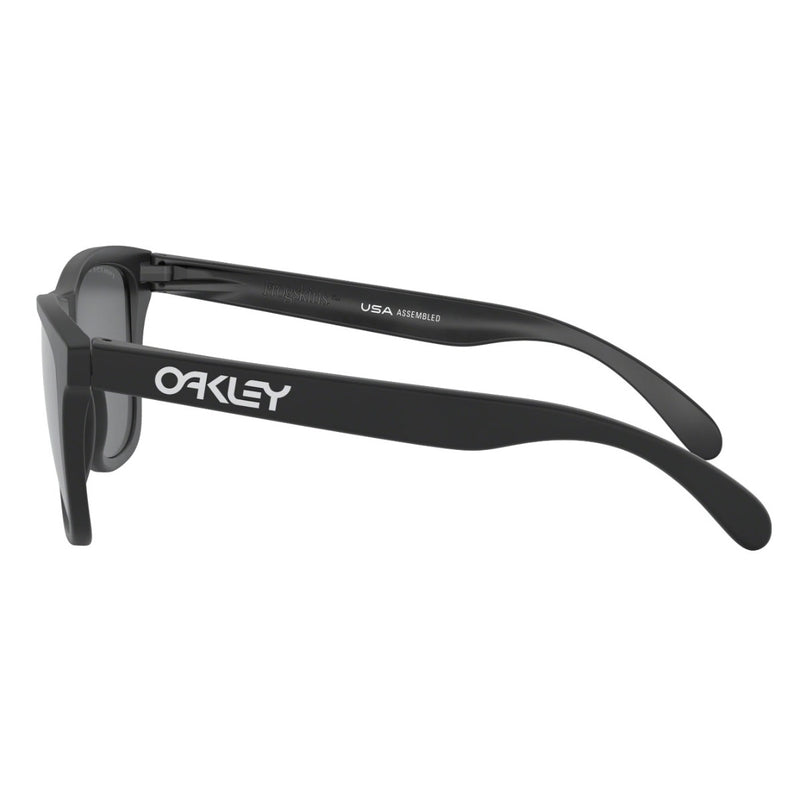 Load image into Gallery viewer, Oakley Frogskins Polarized Sunglasses - Matte Black/Prizm Black 3