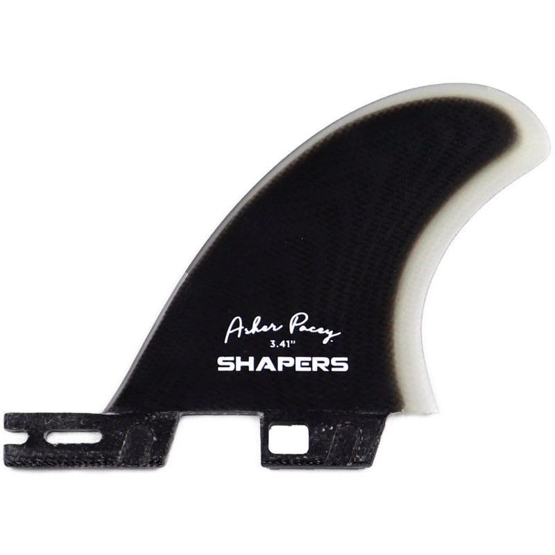 Load image into Gallery viewer, Shapers Asher Pacey Double Tab Twin + 1 Fin Set - 5.79" 6