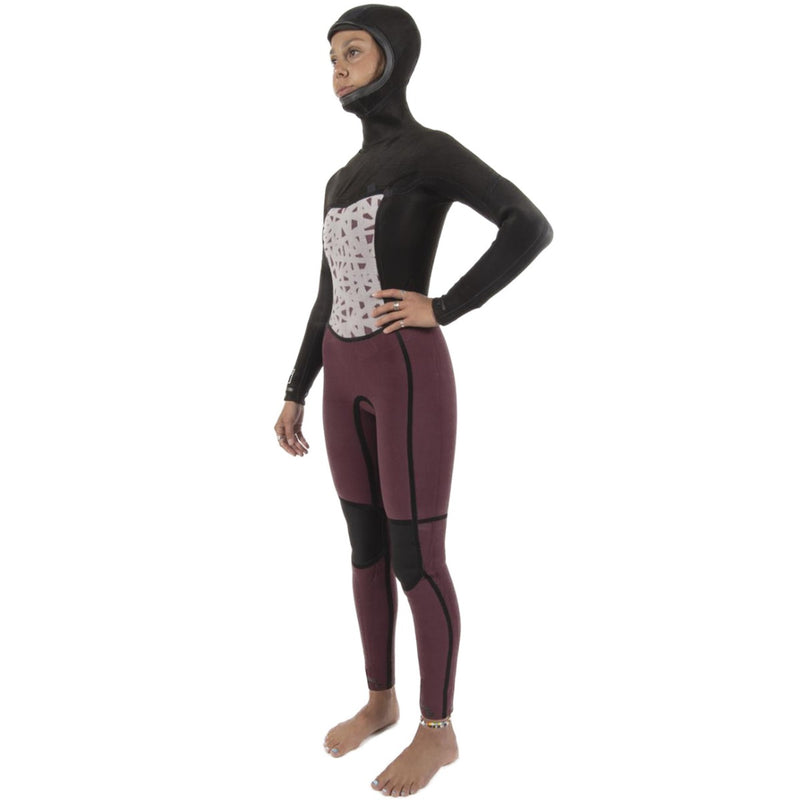 Load image into Gallery viewer, Sisstr Women's 7 Seas 6/5 Hooded Chest-Zip Wetsuit