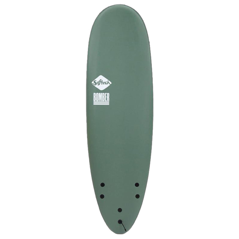 Load image into Gallery viewer, Softech Bomber 6'10 × 21 ½ × 3 Soft Surfboard - Smoke Green/White 1