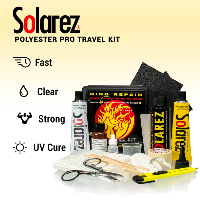 Load image into Gallery viewer, Solarez Polyester Pro Travel Ding Repair Kit 5