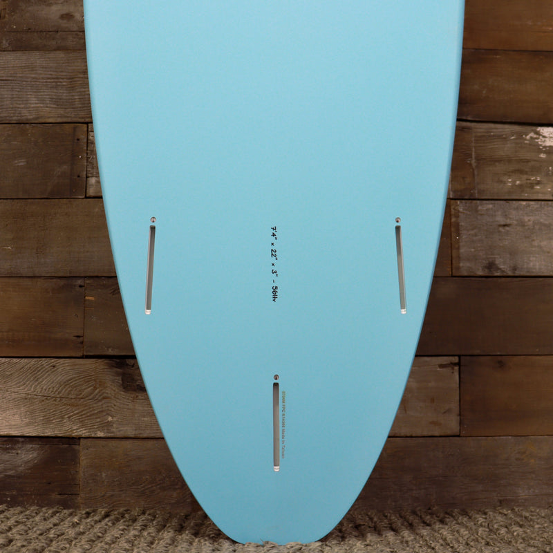 Load image into Gallery viewer, Torq Mod Fun V+ TET 7'4 × 22 × 3 Surfboard Blue/White Pinline 3
