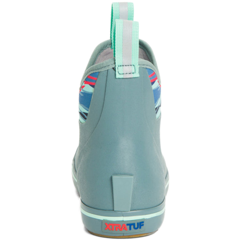 Load image into Gallery viewer, XTRATUF Women's 6" Ankle Deck Boots - Trooper Blue/Beach Glass 4