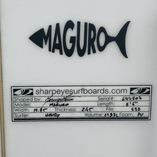 Sharp Eye Maguro 5'6 × 19 ¾ × 2.45 Surfboard • USED 4