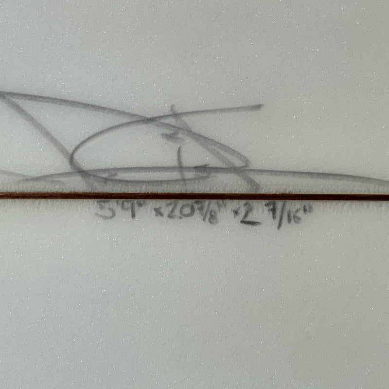 Load image into Gallery viewer, NME Custom 5'9 × 20 ⅞ × 2 7/16 Surfboard • USED 4
