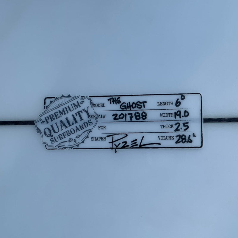 Load image into Gallery viewer, Pyzel The Ghost 6'0 × 19 × 2 ½ Surfboard • USED 4
