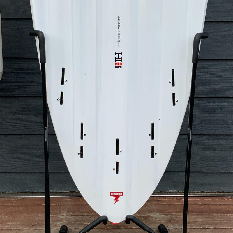 Load image into Gallery viewer, Harley Ingleby Mid 6 Thunderbolt Red 7'10 × 21 ¼ × 2 ¾ Surfboard • USED 3
