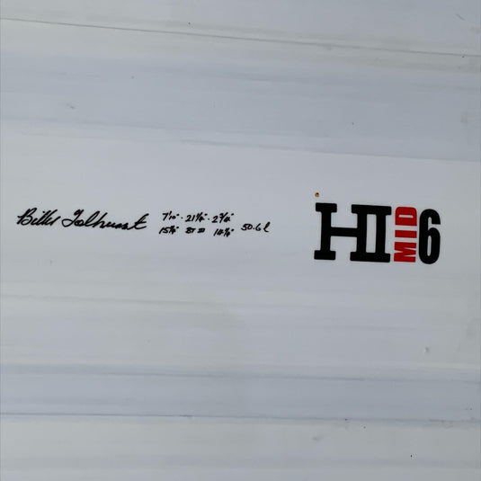 Harley Ingleby Mid 6 Thunderbolt Red 7'10 × 21 ¼ × 2 ¾ Surfboard • USED 4