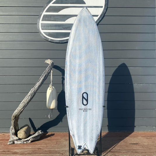Slater Designs Great White Twin Volcanic 5'8 × 19 ⅜ × 2 ½ Surfboard • LIKE NEW 1
