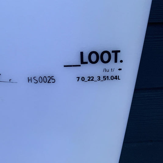Haydenshapes Loot 7'0 × 22 × 3 Surfboard • LIKE NEW 4