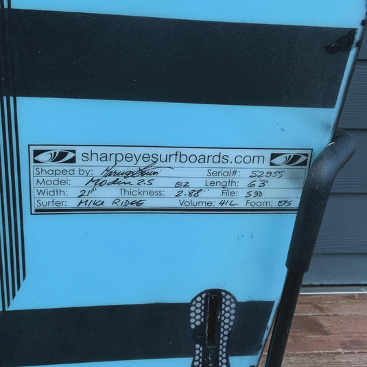 Sharp Eye Modern 2.5 E2 6'3 × 21 × 2 ⅞ Surfboard • USED 4