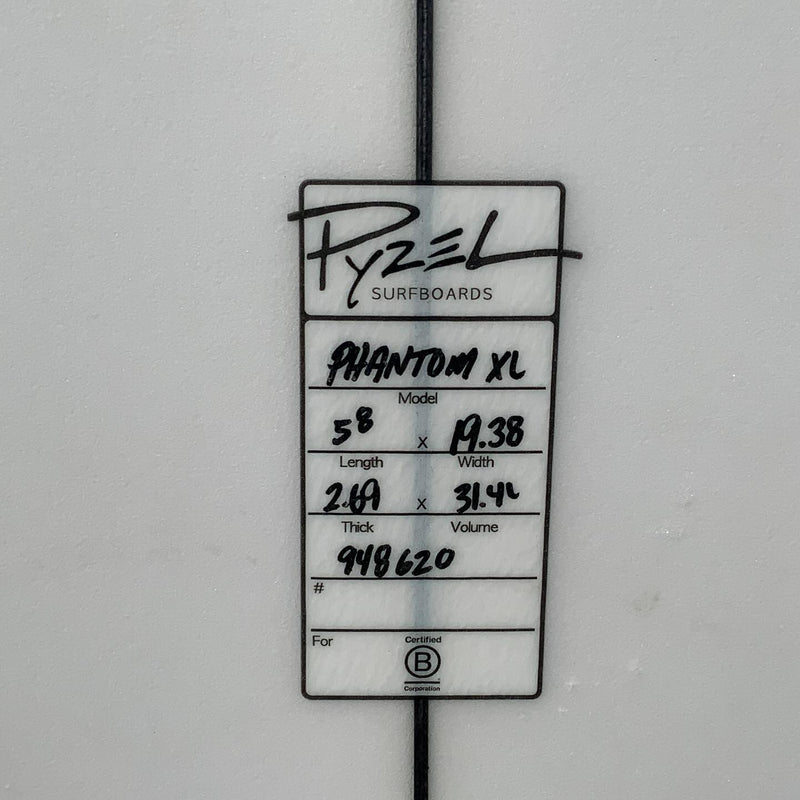 Load image into Gallery viewer, Pyzel Phantom XL 5'8 × 19 ⅜ × 2 11/16 Surfboard • USED 4
