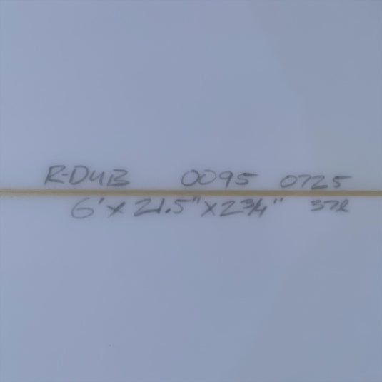 Forty Seven Quad 6'0 × 21 ½ × 2 ¾ Surfboard • NEW 4
