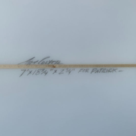 North Pacific Custom 7'0 × 18 ¾ × 2 ¾ Surfboard • USED 4