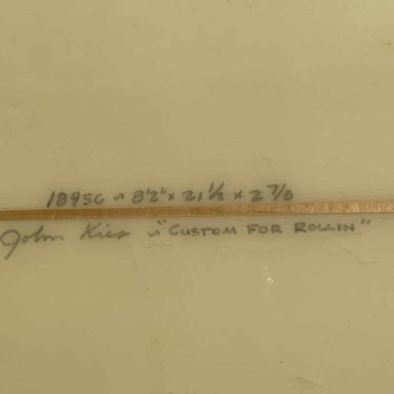 Load image into Gallery viewer, Kies Custom 8'2 × 21 ½ × 2 ⅞ Surfboard • USED 4
