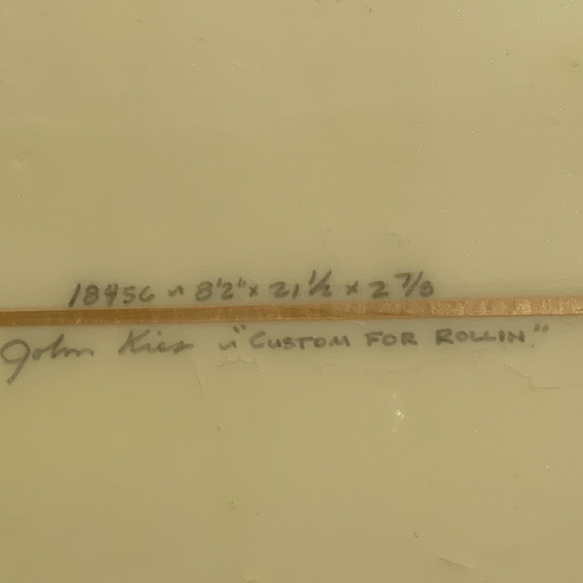 Kies Custom 8'2 × 21 ½ × 2 ⅞ Surfboard • USED 4