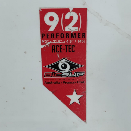 BIC Performer 9'2 × 31 ½ × 4 ⅓ SUP • USED 4