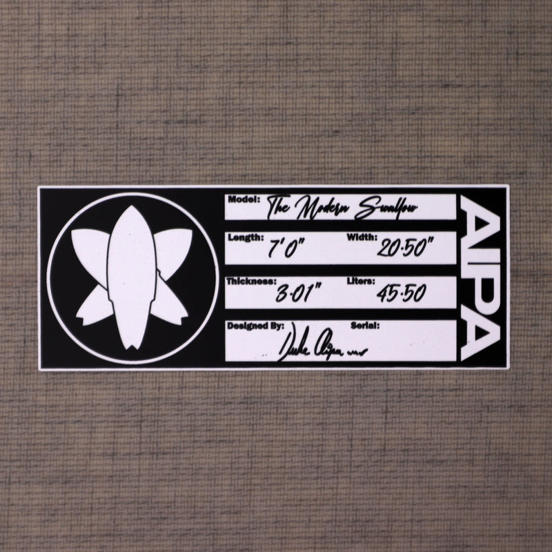 Load image into Gallery viewer, AIPA Modern Swallow NFT 7'0 × 20 ½ × 3 1/16 Surfboard 4
