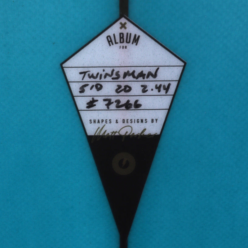 Load image into Gallery viewer, Album Surf Twinsman 6'0 × 20 ½ × 2 ½ Surfboard - Denim • BLEMISH 4
