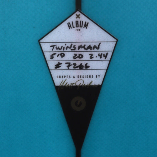Album Surf Twinsman 6'0 × 20 ½ × 2 ½ Surfboard - Denim • BLEMISH 4