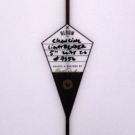 Album Surf Lightbender 5'11 × 20 ¾ × 2 ⅝ Surfboard - Clear 4