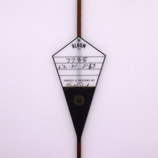Album Surf Twinsman 6'2 × 21 × 2 ⅝ Surfboard - Clear 4