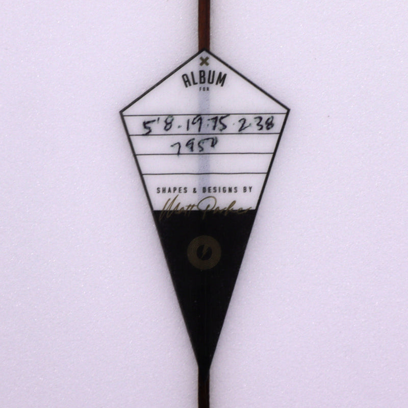 Load image into Gallery viewer, Album Surf Twinsman 5'8 × 19 ¾ × 2 ⅜ Surfboard - Clear 4

