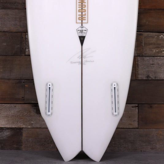 Album Surf Twinsman 5'11 × 20 ¼ × 2.48 Surfboard - Clear • DAMAGED 3