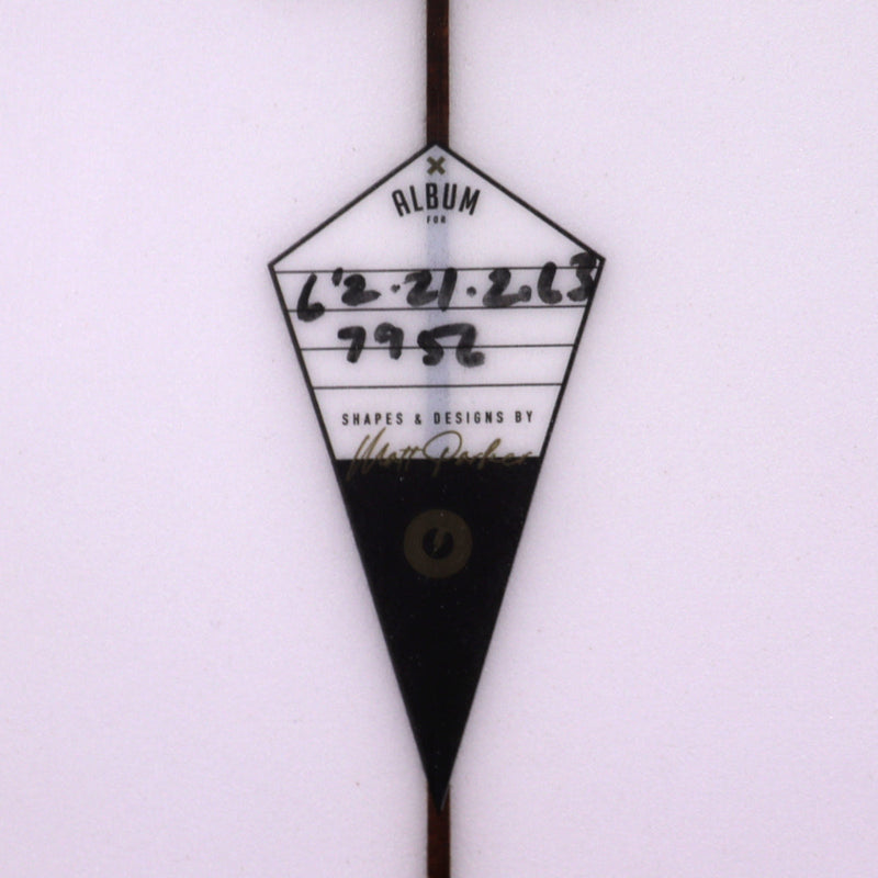Load image into Gallery viewer, Album Surf Twinsman 6'2 × 21 × 2 ⅝ Surfboard - Clear 4
