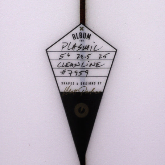 Album Surf Plasmic 5'6 × 20 ½ × 2 ½ Surfboard - Clear 4