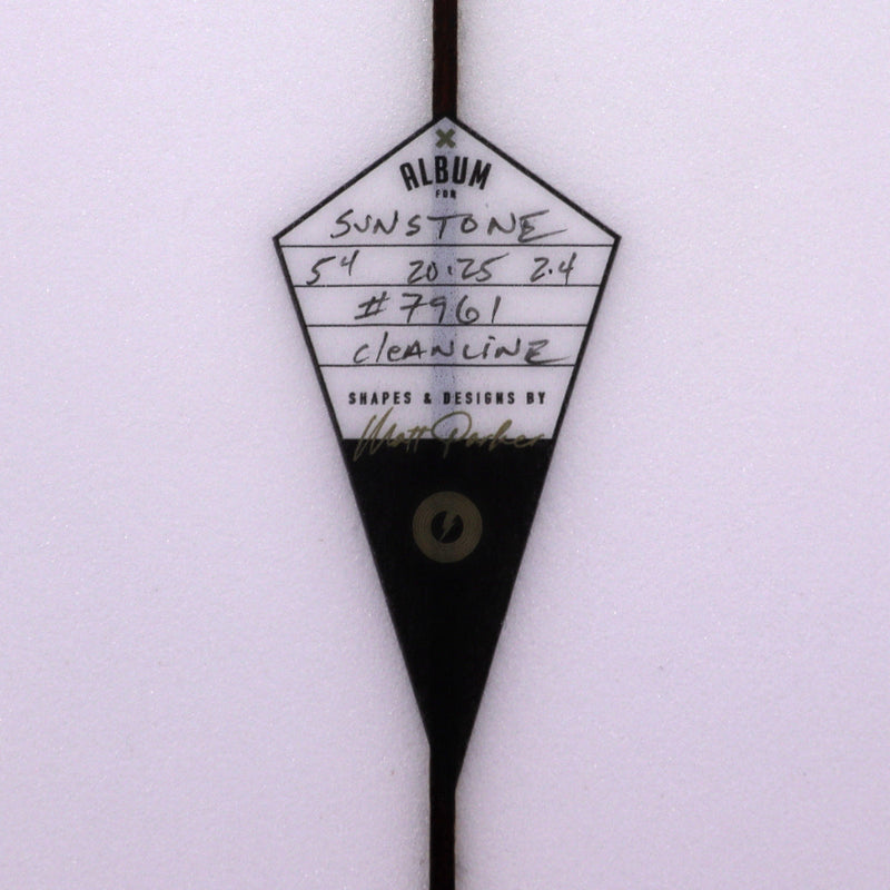 Load image into Gallery viewer, Album Surf Sunstone 5'4 × 20 ¼ × 2 ⅖ Surfboard - Clear 4
