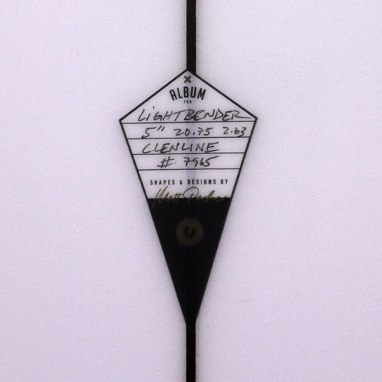 Album Surf Lightbender 5'11 × 20 ¾ × 2 ⅝ Surfboard - Clear • DAMAGED 4