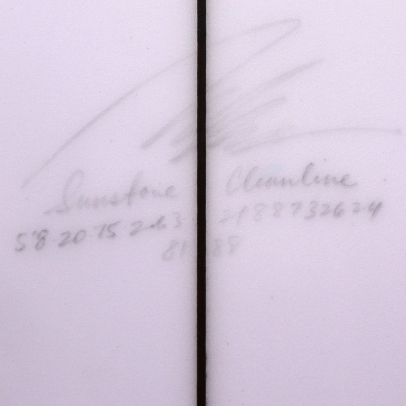 Load image into Gallery viewer, Album Surf Sunstone 5'8 × 20 ¾ × 2 ⅝ Surfboard - Clear 4
