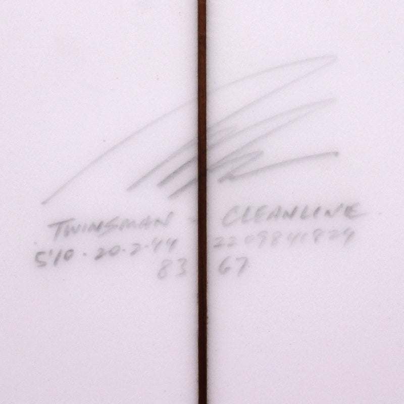 Load image into Gallery viewer, Album Surf Twinsman 5'10 × 20 × 2 7/16 Surfboard - Clear 4
