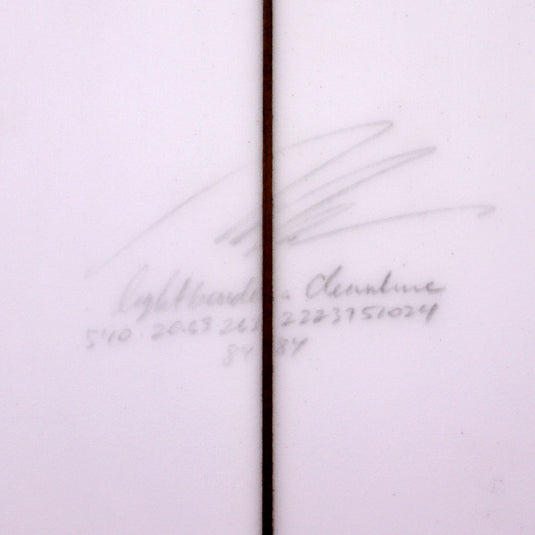 Album Surf Lightbender 5'10 × 20 ⅝ × 2 ⅝ Surfboard - Clear 4