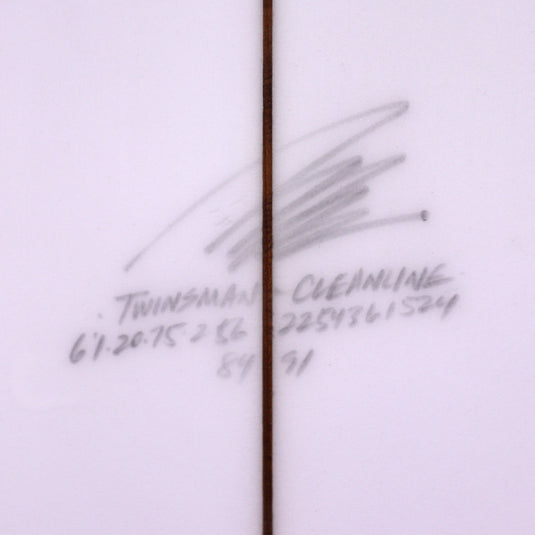 Album Surf Twinsman 6'1 × 20 ¾ × 2 9/16 Surfboard - Clear 4