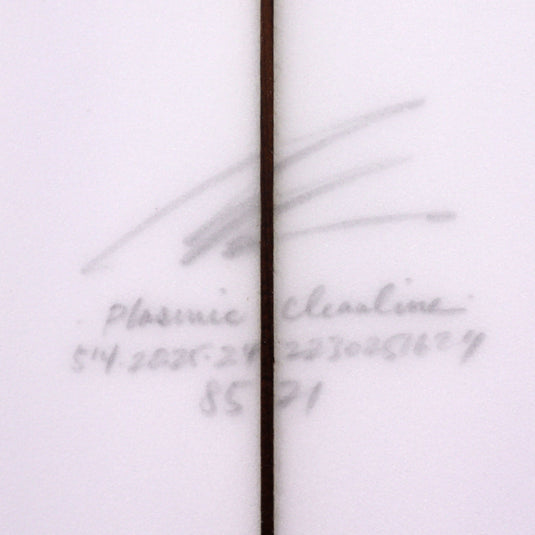 Album Surf Plasmic 5'4 × 20 ¼ × 2 ⅖ Surfboard - Clear 4