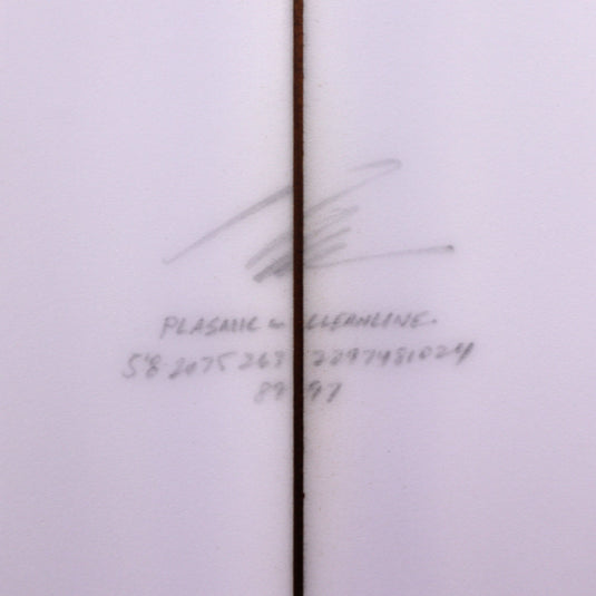 Album Surf Plasmic 5'8 × 20 ¾ × 2 ⅝ Surfboard - Clear 4