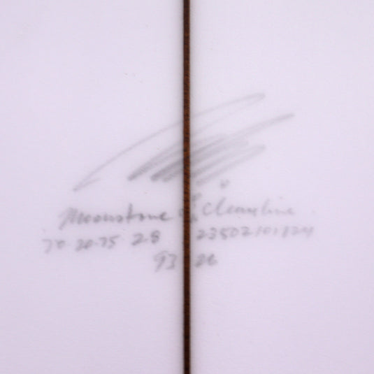 Album Surf Moonstone 7'0 × 20 ¾ × 2 ⅘ Surfboard - Clear 4
