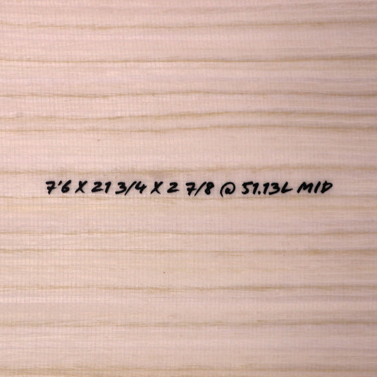 Aloha Fun Division Mid Ecoskin 7'6 × 21 ¾ × 2 ⅞ Surfboard - Natural 4