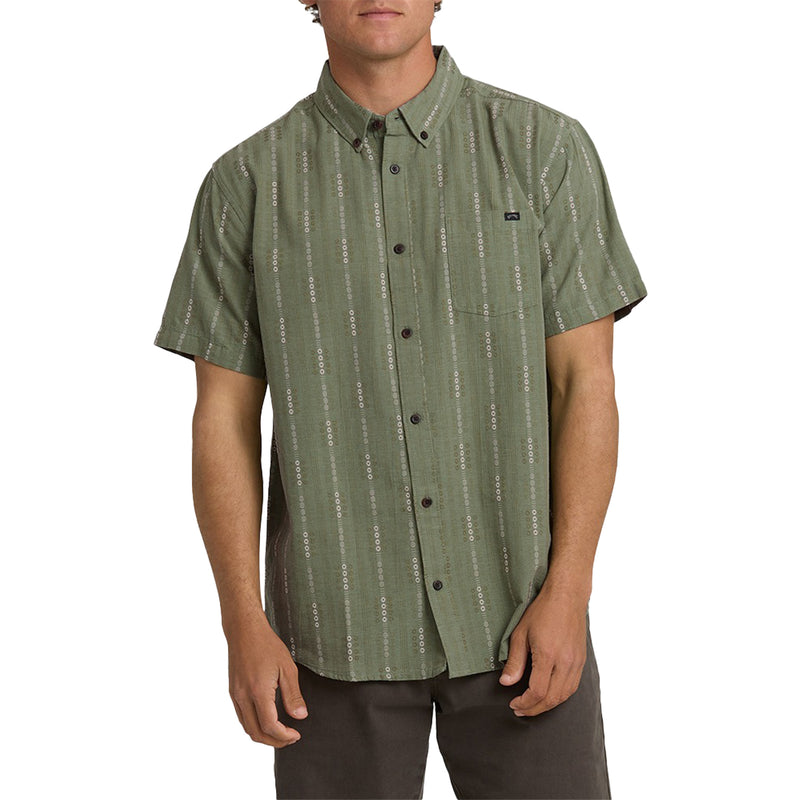 Load image into Gallery viewer, Billabong All Day Jacquard Short Sleeve Button-Down Shirt 1

