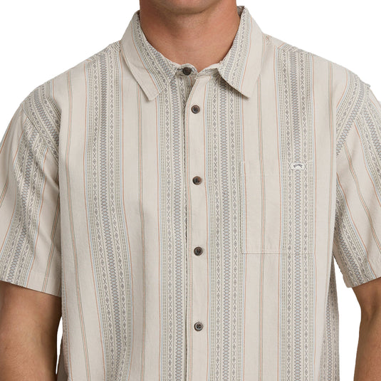 Billabong Sundays Jacquard Short Sleeve Button-Up Shirt 4