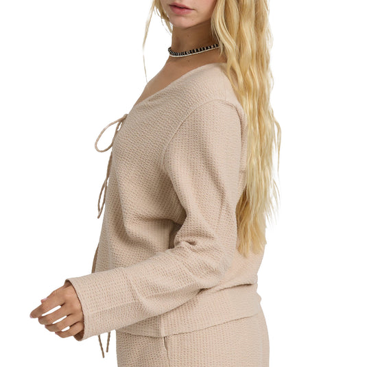 Billabong Women's Maya Long Sleeve Knit Top
