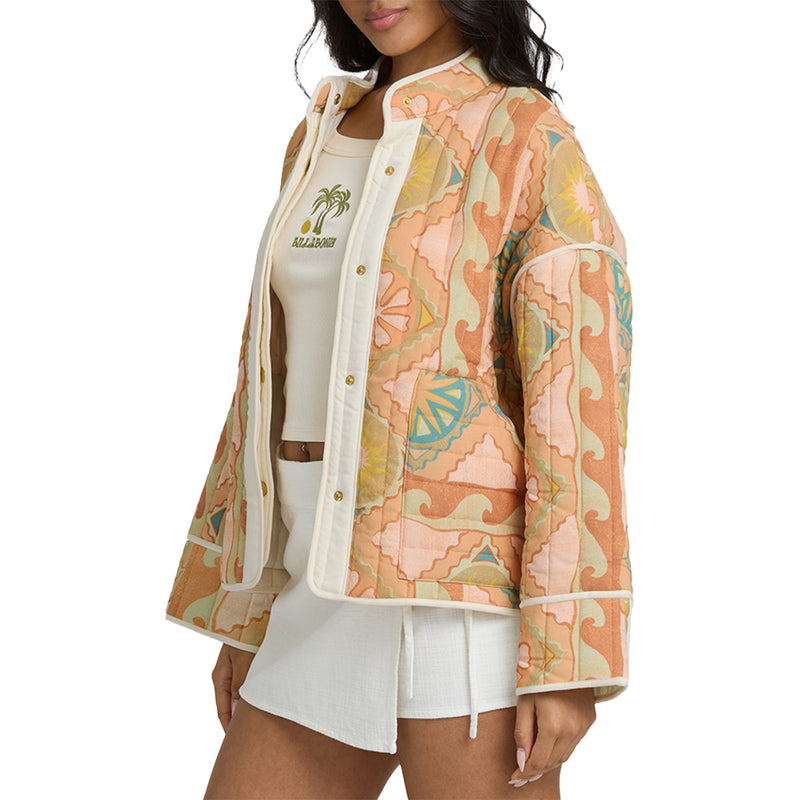 Load image into Gallery viewer, Billabong Women's Folk Story 2 Snap-Button Jacket 3
