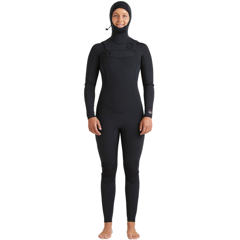 Load image into Gallery viewer, Billabong Women's Salty Dayz Natural Upcycler 4/3 Hooded Chest-Zip Wetsuit 1
